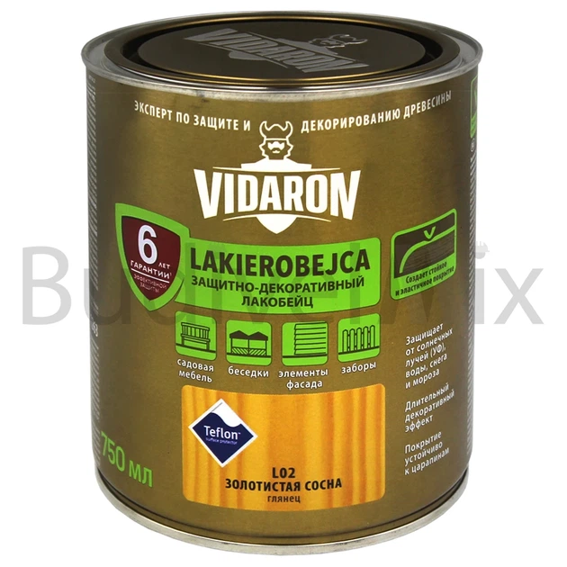 Лакоморилка для деревини Vidaron Lakierobejca L02 декор-захист 750 мл сосна золота - Фото 1 Лакоморилка для деревини Vidaron Lakierobejca L02 декор-захист 750 мл сосна золота - изображение 1