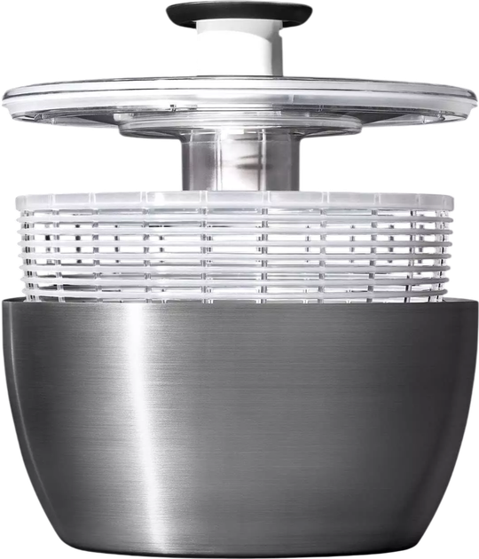 Suszarka do sałaty Oxo stalowa 26 cm (719812018294) - obraz 3