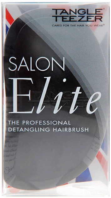 Grzebień Tangle Teezer Salon Elite Midnight Black (5060173375041) - obraz 4