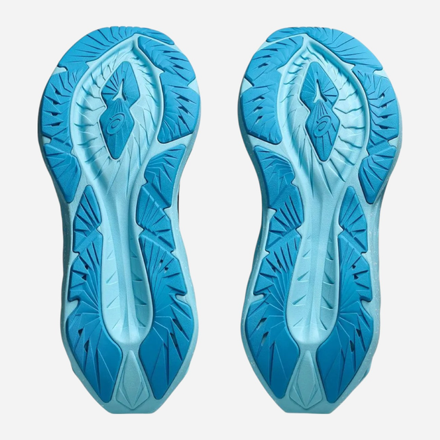 Чоловічі кросівки для бігу ASICS Novablast 4 Lite-Show 1011B900-001 40.5 (7.5US) 25.5 см Білий/Блакитний (4550457718806) - зображення 7