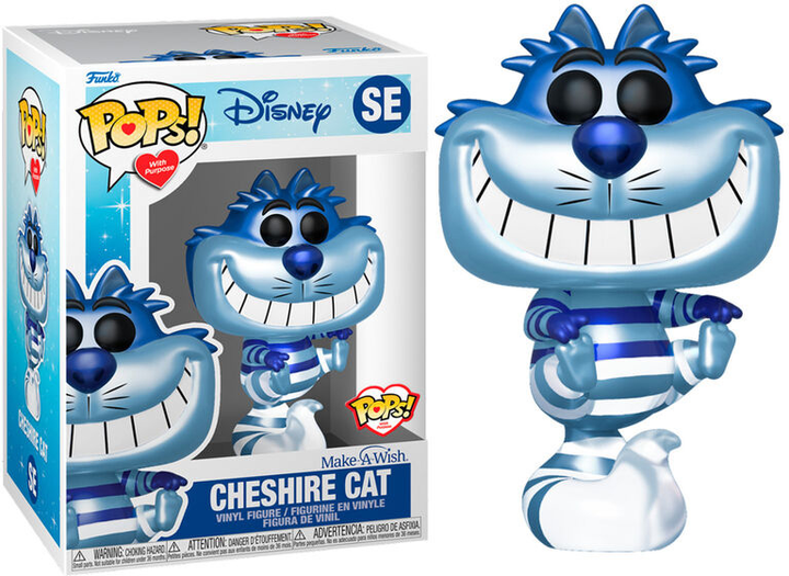 Фігурка Funko Pop! Disney Make a Wish Cheshire Cat Metallic 9 см (889698636698) - зображення 2