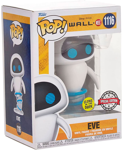 Фігурка Funko Pop! Disney Pixar Wall-E Eve Exclusive 9 см (889698603348) - зображення 1