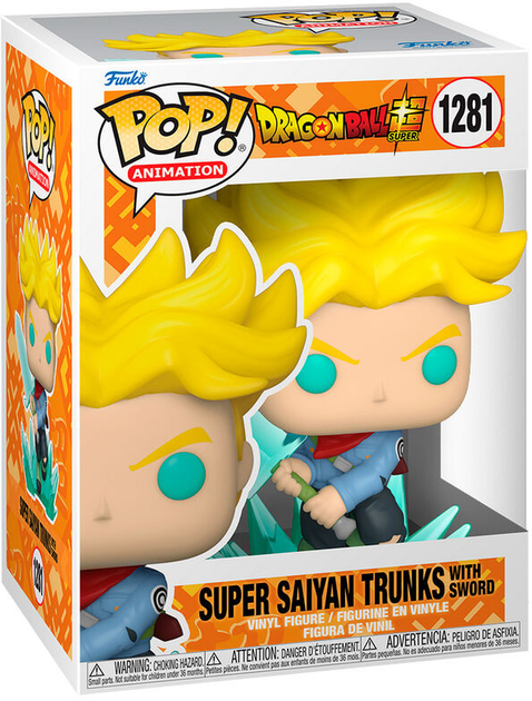 Figurka Funko Pop! Dragon Ball Super Saiyan Trunks with Sword 9 cm (889698580199) - obraz 1