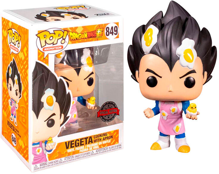 Figurka Funko Pop! Dragon Ball Super Vegeta Cooking with Apron Exclusive 9 cm (889698512282) - obraz 1