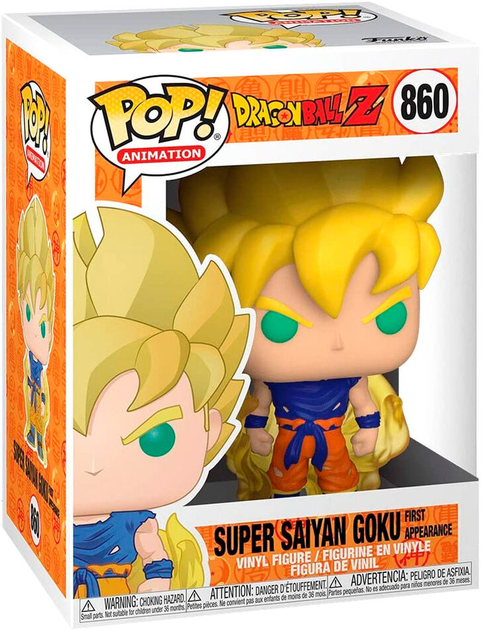 Фігурка Funko Pop! Dragon Ball Z S8 Super Saiyan Goku First Appearance 9 см (889698486002) - зображення 1