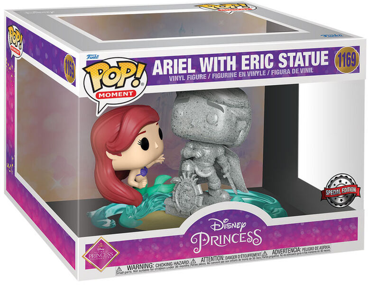 Figurka Funko Pop! Disney Ultimate Princess La Sirenita Ariel & Statue Eric Exclusive 9 cm (889698587952) - obraz 1