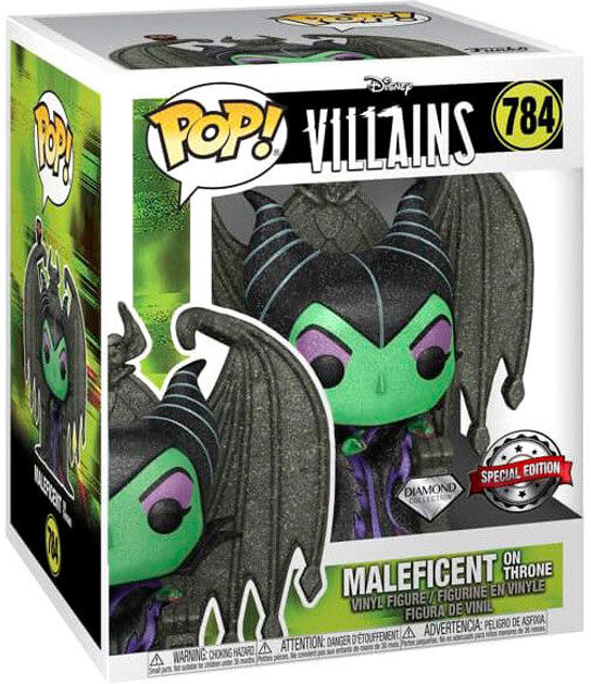 Figurka Funko Pop! Disney Villains Maleficent on Throne Diamond Exclusive 9 cm (889698583923) - obraz 1