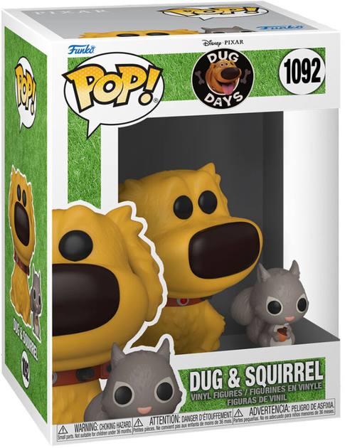 Zestaw figurek Funko Pop! Dug Days Dug with Squirrel 2 szt (889698573849) - obraz 1