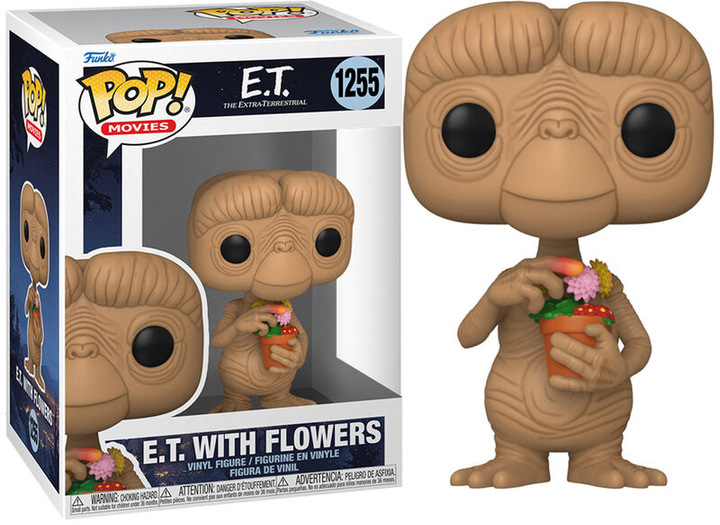 Figurka Funko Pop! The Extra-Terrestrial 40th E.T with Flowers 9 cm (889698639927) - obraz 2