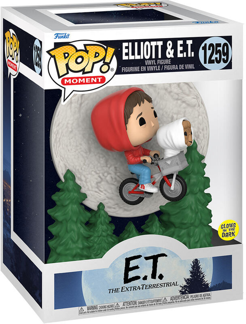 Figurka Funko Pop! The Extra-Terrestrial 40th Elliott & E.T Flying 9 cm (889698507691) - obraz 1