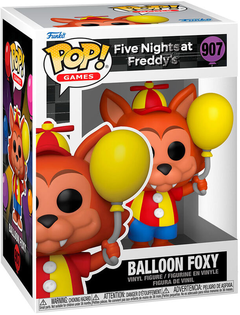 Figurka Funko Pop! Five Nights at Freddys Balloon Foxy 9 cm (889698676274) - obraz 1