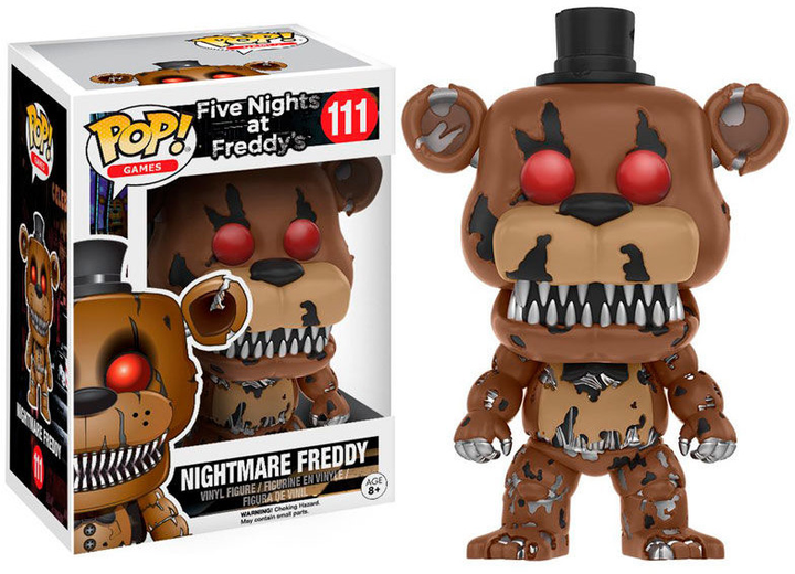 Figurka Funko Pop! Five Nights at Freddys Nightmare Freddy 9 cm (889698110648) - obraz 1