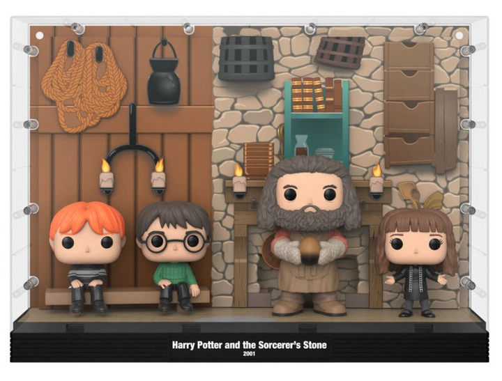 Набір фігурок Funko Pop! Moments Deluxe Harry Potter Hagrids Hut 4 шт (889698702546) - зображення 1