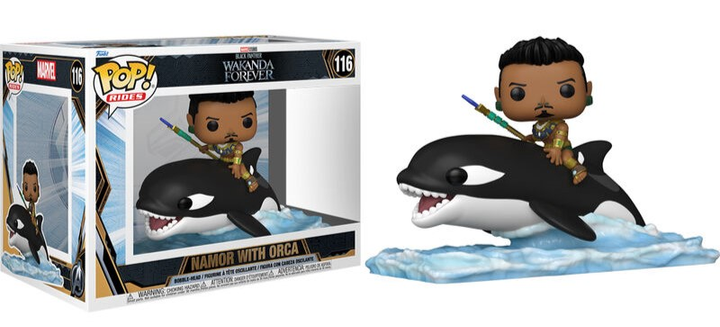 Набір фігурок Funko Pop! Marvel Black Panther Wakanda Forever Namor with Orca (889698667210) - зображення 1