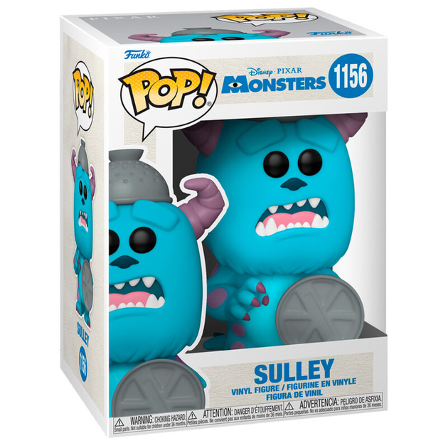 Фігурка Funko Pop! Monsters Inc 20th Sulley with Lid 9 см (889698577441) - зображення 1