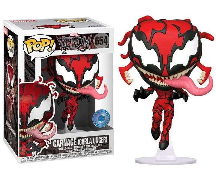 Фігурка Funko Pop! Marvel Comics Carla Unger Carnage Exclusive 9 см (889698488914) - зображення 2