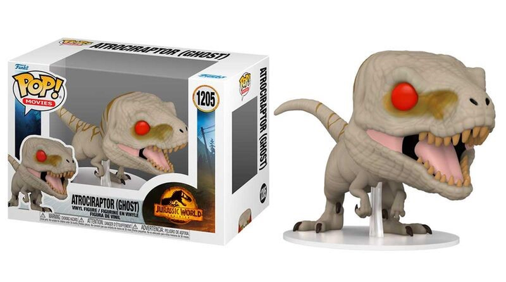 Figurka Funko Pop! Jurassic World 3 Atrociraptor Ghost 9 cm (889698552899) - obraz 1