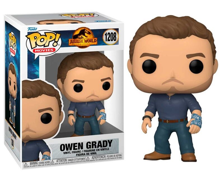 Фігурка Funko Pop! Jurassic World 3 Owen Grady 9 см (889698552950) - зображення 1