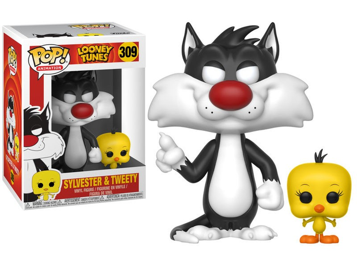 Zestaw figurek Funko Pop! Looney Tunes Sylvester & Tweety 2 szt (889698219754) - obraz 2