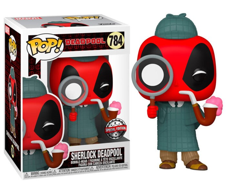 Figurka Funko Pop! Marvel Deadpool 30th Sherlock Deadpool Exclusive 9 cm (889698546911) - obraz 2