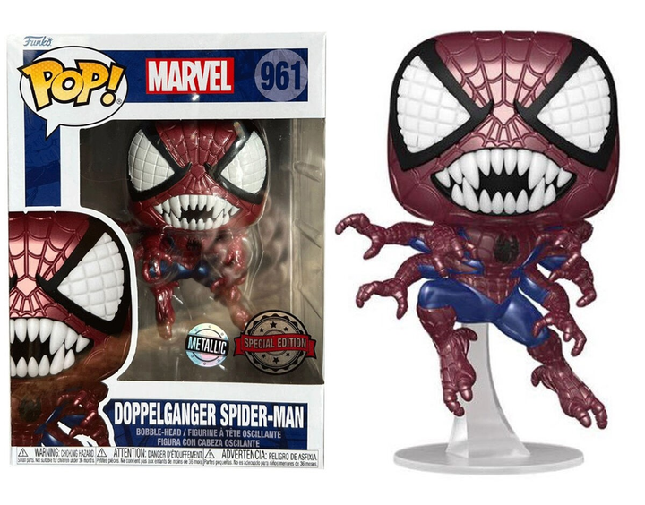 Figurka Funko Pop! Marvel Doppelganger Spiderman Exclusive 9 cm (889698591751) - obraz 2