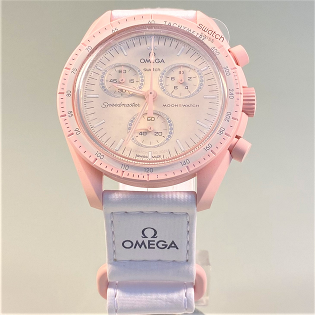 Наручные часы Swatch x Omega Bioceramic MoonSwatch Collection \'\'Mission to Venus" (SO33P100) - изображение 10