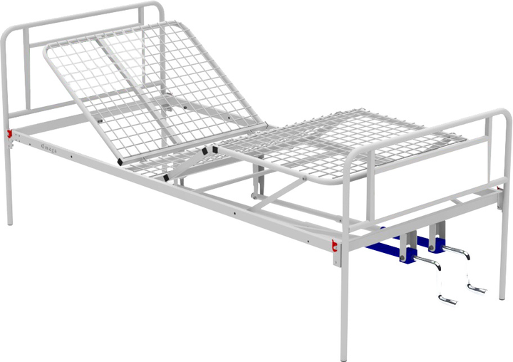 Медичне ліжко Omega 4-секційне Біле (КФМ-4nl-1 lite_Білий) - зображення 1
