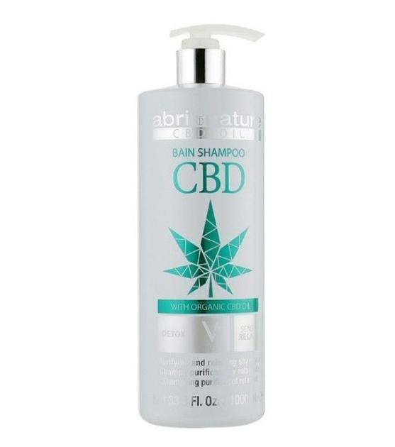 Шампунь детокс с конопляным маслом Abril et Nature Bain Shampoo CBD ...