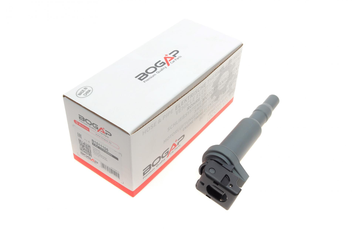 Котушка запалювання BMW 5 E60/F10/6 E63 2.0/3.0i 07-13 N43/N52/N53 - B1511105 BOGAP - зображення 1
