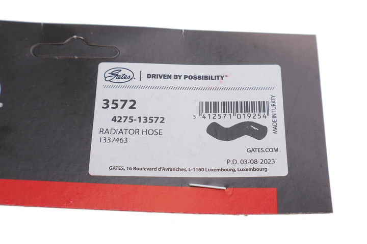 Патрубок радіатора нижній Opel Astra F/Vectra A 1.4-2.0 -98 - 3572 GATES - зображення 2