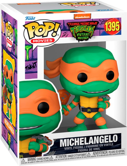 Фігурка Funko Pop! Ninja Turtles Michelangelo 9 см (889698723367) - зображення 1