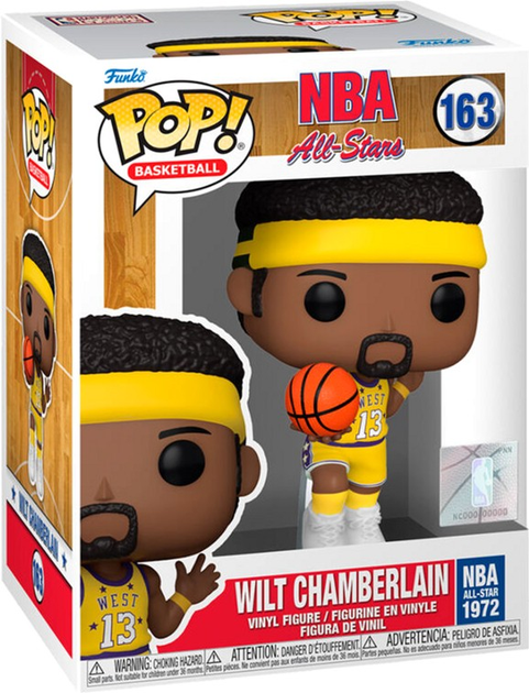 Фігурка Funko Pop! NBA All Stars Wilt Chamberlain 1972 9 см (889698674935) - зображення 1