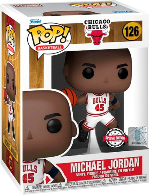 Фігурка Funko Pop! NBA Chicago Bulls Michael Jordan Exclusive 9 см (889698591805) - зображення 1