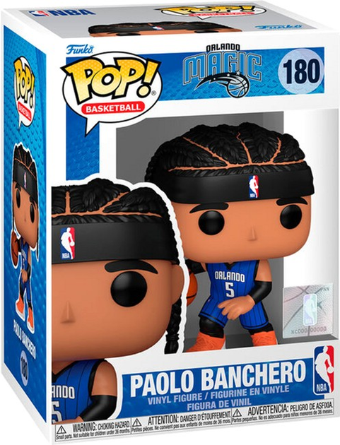 Фігурка Funko Pop! NBA Orlando Magic Paolo Banchero 9 см (889698751216) - зображення 1