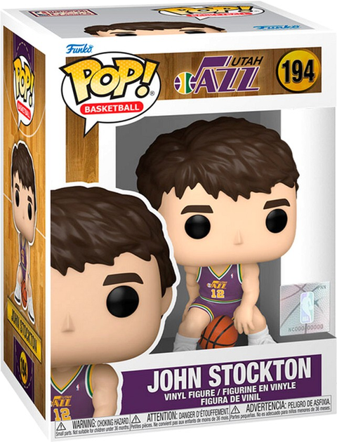 Figurka Funko Pop! NBA Utah Jazz John Stockton 9 cm (889698796798) - obraz 1