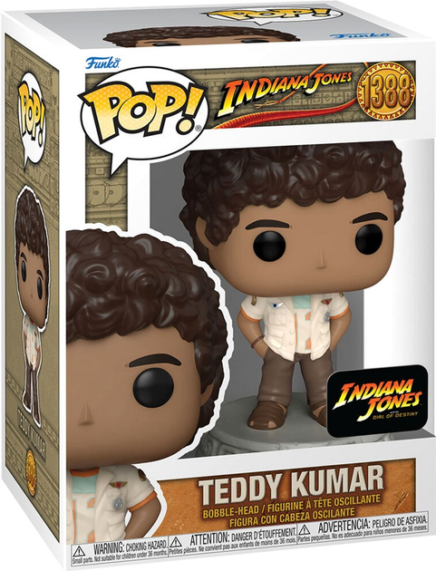 Figurka Funko Pop! Indiana Jones Teddy Kumar 9 cm (889698708111) - obraz 1