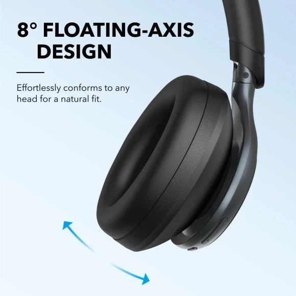Навушники Anker SoundСore Space One Black (A3035G11) - Фото 10 Навушники Anker SoundСore Space One Black (A3035G11) - изображение 10