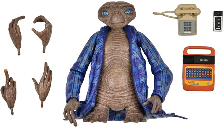 Постачальник: Місто: Київ Neca ET The Extra Terrestrial 40 Anniversary ET Telepathic Ultimate з аксесуарами 12 см (634482550786) - зображення 1