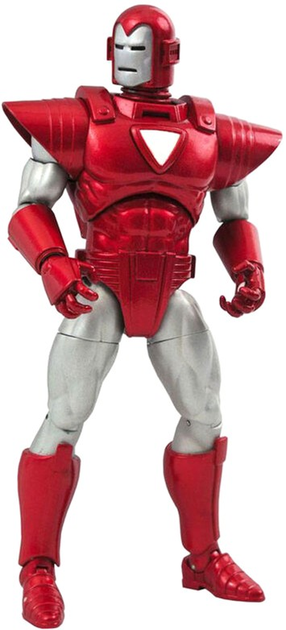 Figurka z akcesoriami Select Diamond Marvel Iron Man Silver Centurion Action 18 cm (699788842263) - obraz 1