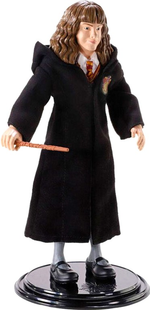 Figurka z akcesoriami Noble Collection Harry Potter Hermiona with wand Bendyfigs 19 cm (849421006815) - obraz 1