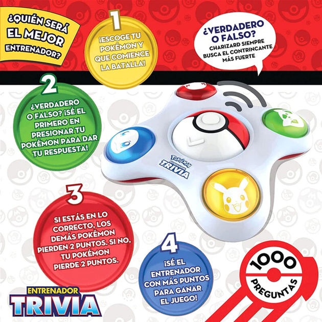 Gra planszowa Educa Borras Pokemon Trivia (edycja hiszpańska) (8412668194410) - obraz 3