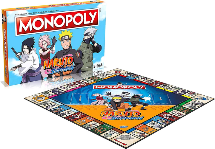 Gra planszowa Hasbro Monopoly Naruto Shippuden (edycja hiszpańska) (5036905046633) - obraz 2