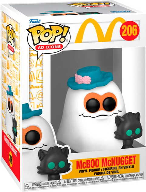 Figurka Funko Pop! McDonalds Nugget Buddies Ghost 9 cm (889698740661) - obraz 1