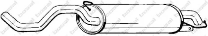 Глушник Bosal Seat Leon 97-04, Volkswagen Golf 97-04, Volkswagen New Beetle 01-10 (279-399) - зображення 1