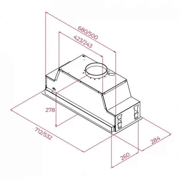 Вытяжка teka gfl 57651 bk (113100005) - изображение 2