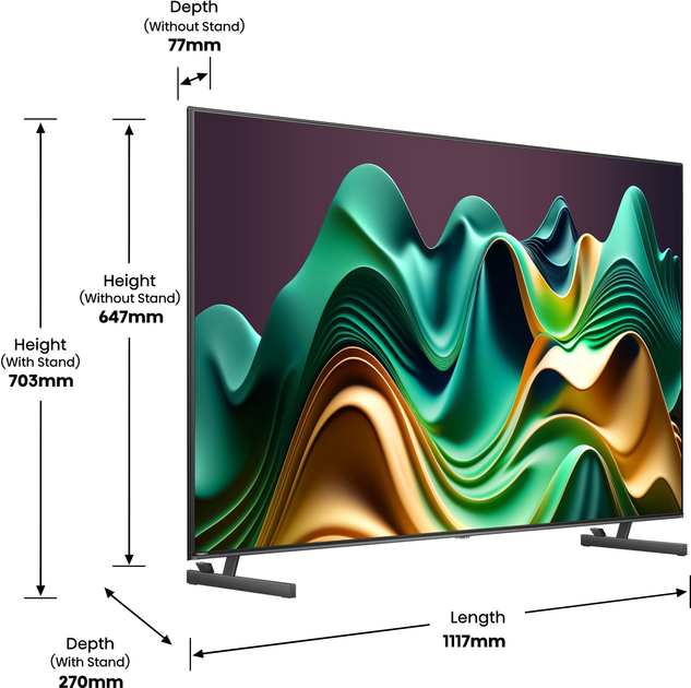 Телевізор Hisense miniLED 50U6NQ (6942351403762) - зображення 11
