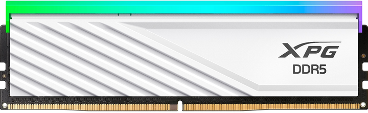 Pamięć RAM ADATA DDR5-6000 16384MB PC5-48000 XPG Lancer Blade RGB White (AX5U6000C3016G-SLABRWH) - obraz 1