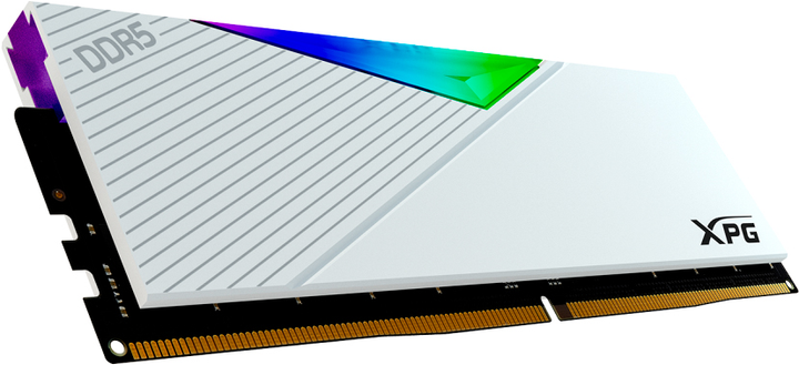 Оперативна пам'ять ADATA DDR5-6400 32768MB PC5-51200 (Kit of 2x16384) XPG Lancer RGB White (AX5U6400C3216G-DCLARWH) - зображення 3
