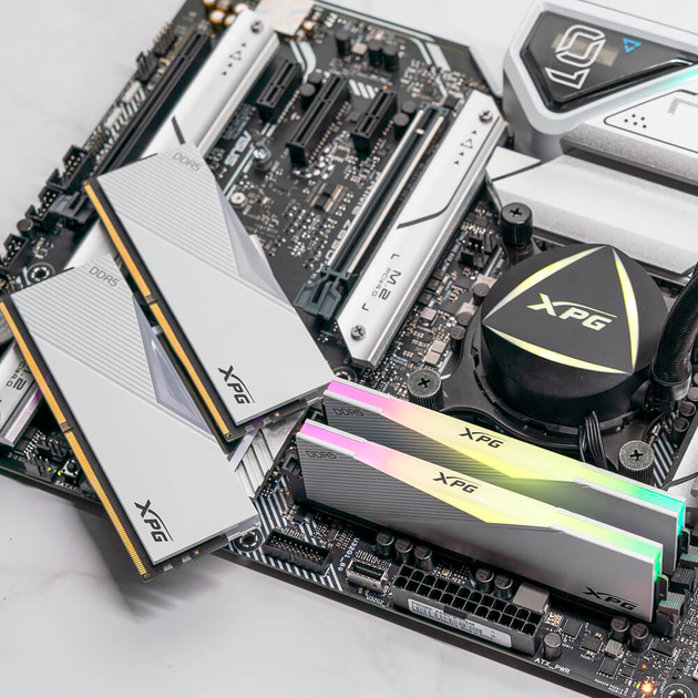 Оперативна пам'ять ADATA DDR5-6400 32768MB PC5-51200 (Kit of 2x16384) XPG Lancer RGB White (AX5U6400C3216G-DCLARWH) - зображення 8