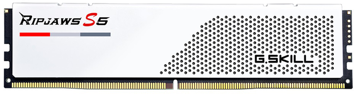 Оперативна пам'ять G.Skill DDR5-5600 32768MB (Kit of 2x16384MB) Ripjaws S5 White (F5-5600J3036D16GX2-RS5W) - зображення 4